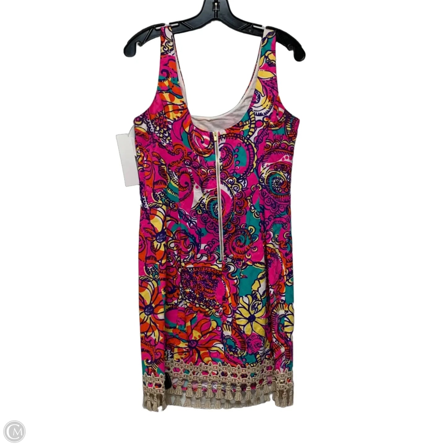 Dress Designer By Lilly Pulitzer In Orange & Pink, Size: M