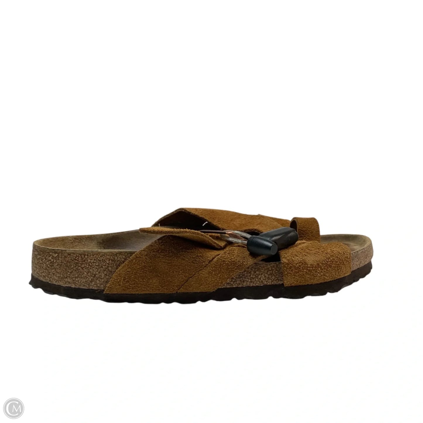 Sandals Flats By Birkenstock In Brown, Size: 11.5