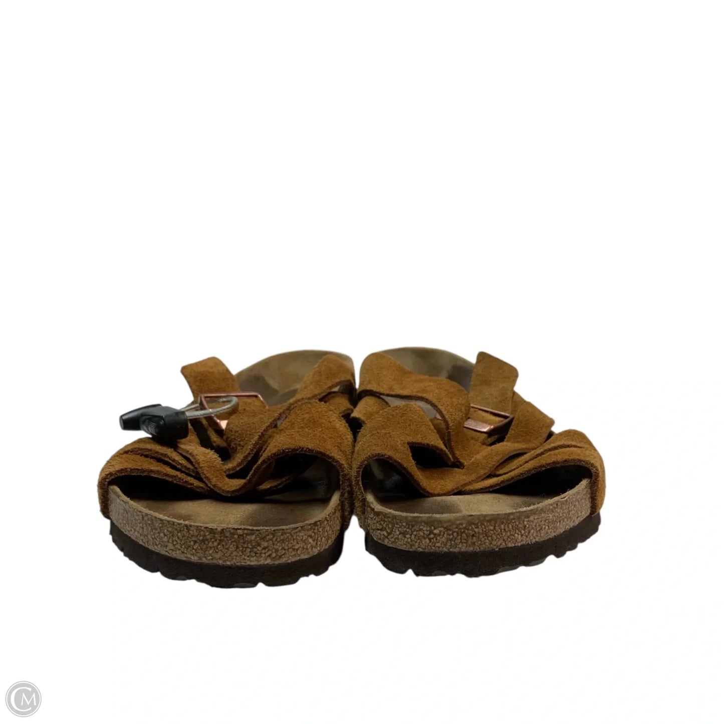 Sandals Flats By Birkenstock In Brown, Size: 11.5