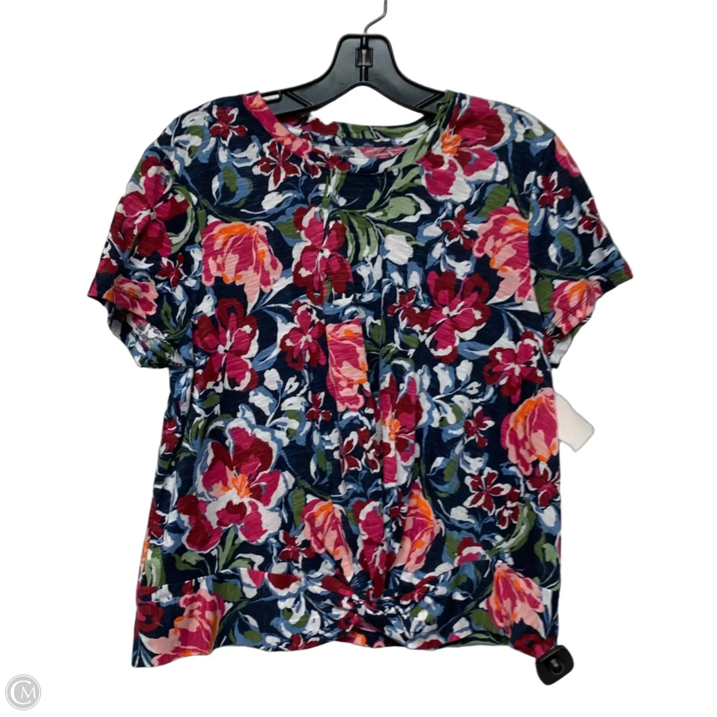Top Short Sleeve By Wonderly In Floral Print, Size: S