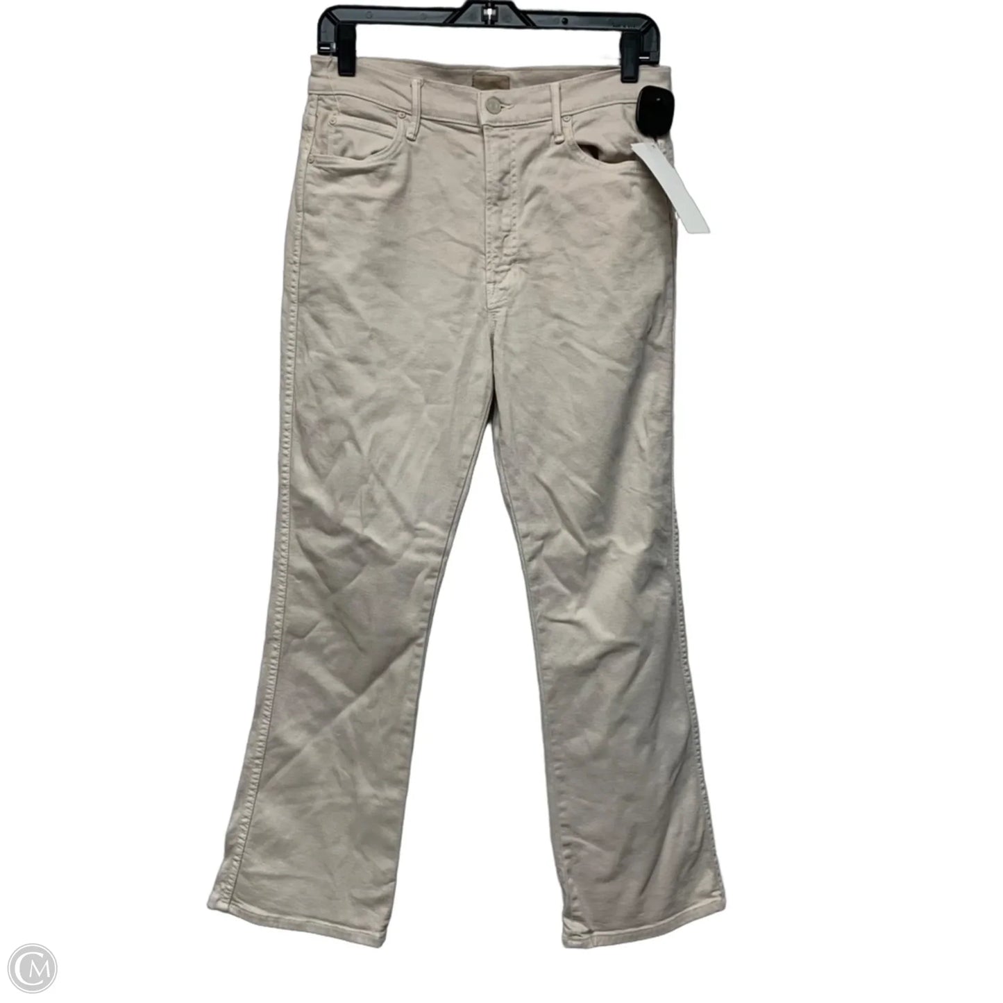 Jeans Designer By Mother In Cream, Size: 12