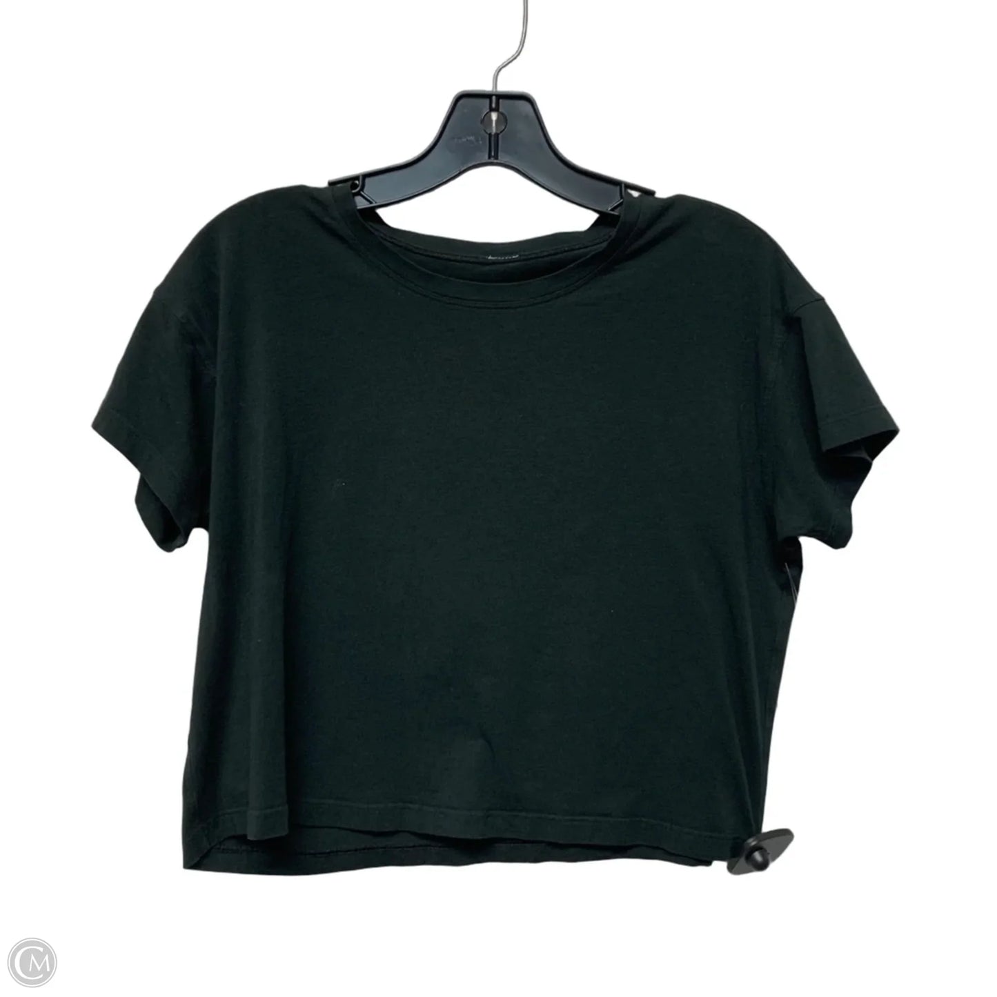 Athletic Top Short Sleeve By Lululemon In Black, Size: S