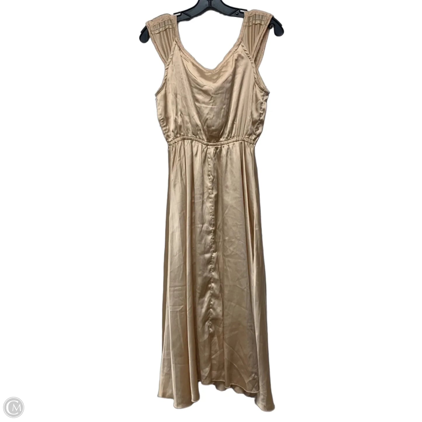 Dress Casual Midi By Anthropologie In Beige, Size: Xs