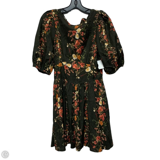Dress Casual Short By Saylor In Green & Pink, Size: Xs