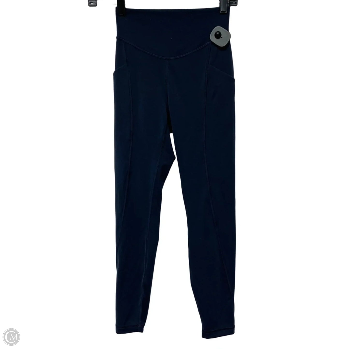Athletic Leggings By Lululemon In Navy, Size: S