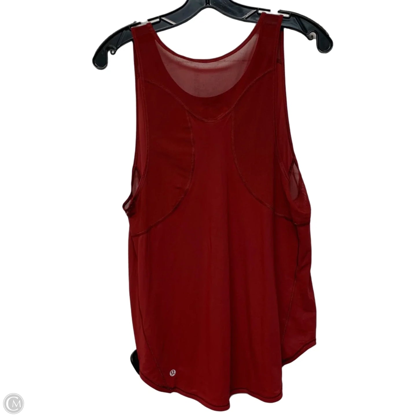 Athletic Tank Top By Lululemon In Red, Size: M