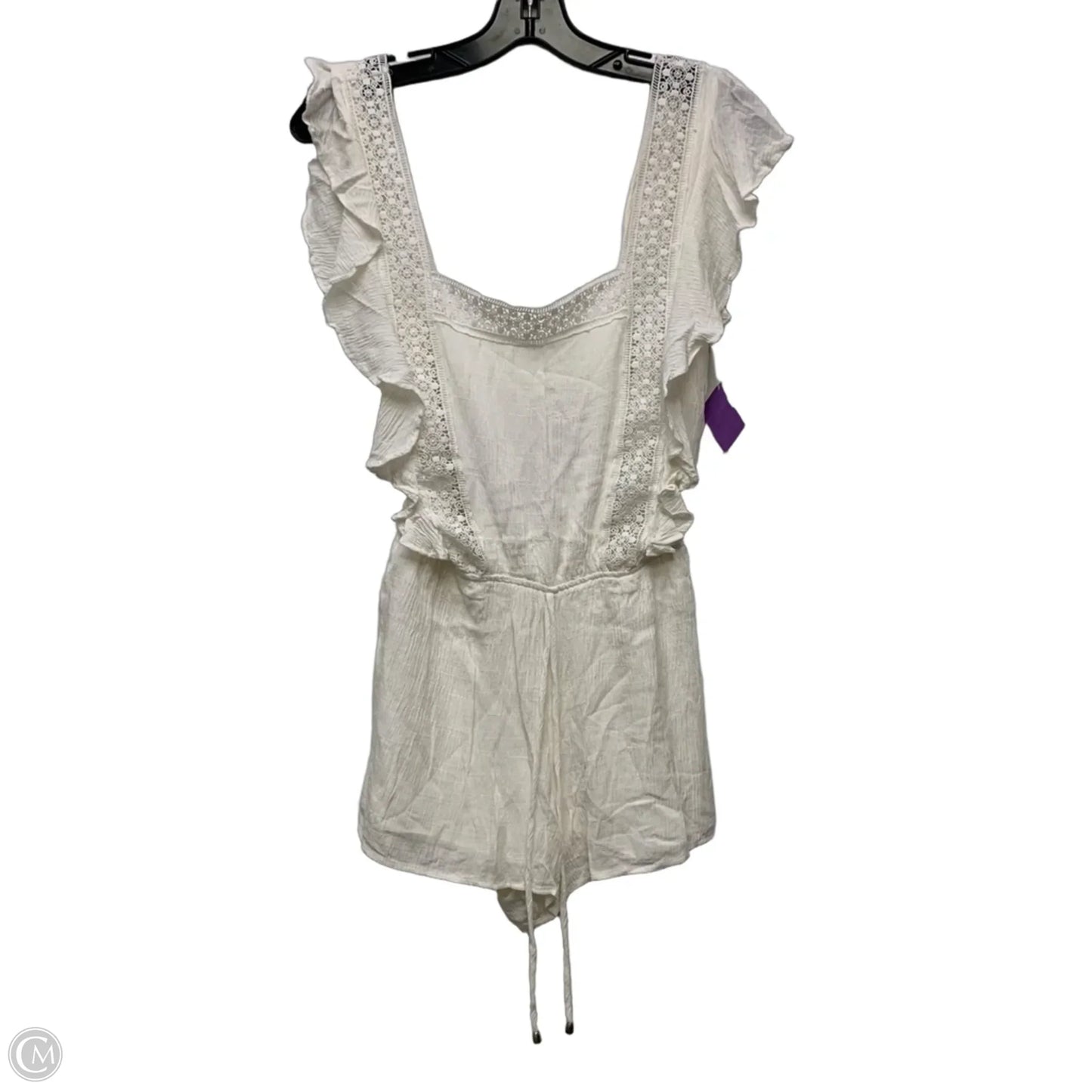 Romper By Vestique In Cream, Size: S