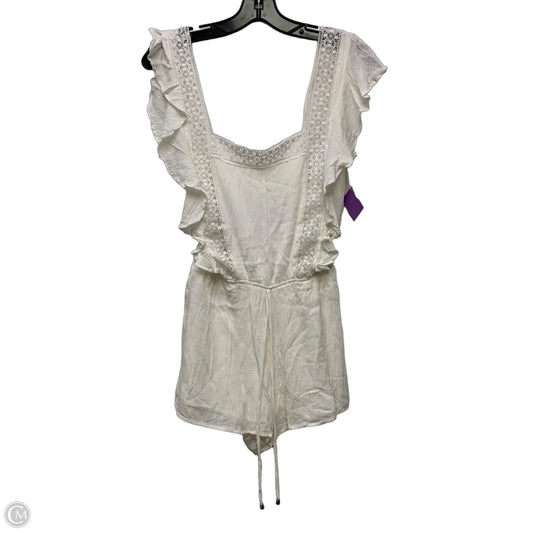 Romper By Vestique In Cream, Size: S