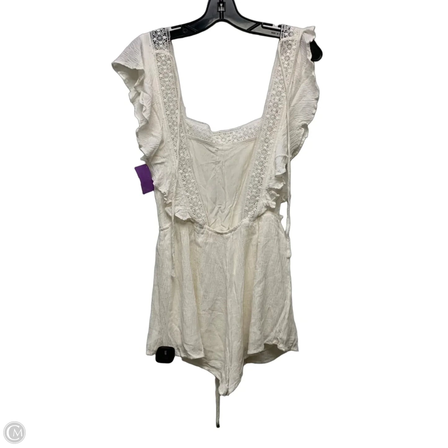 Romper By Vestique In Cream, Size: S