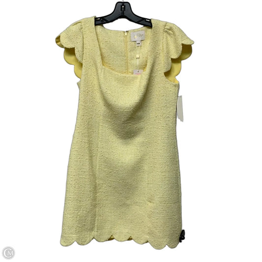 Dress Designer By Lilly Pulitzer In Yellow, Size: M