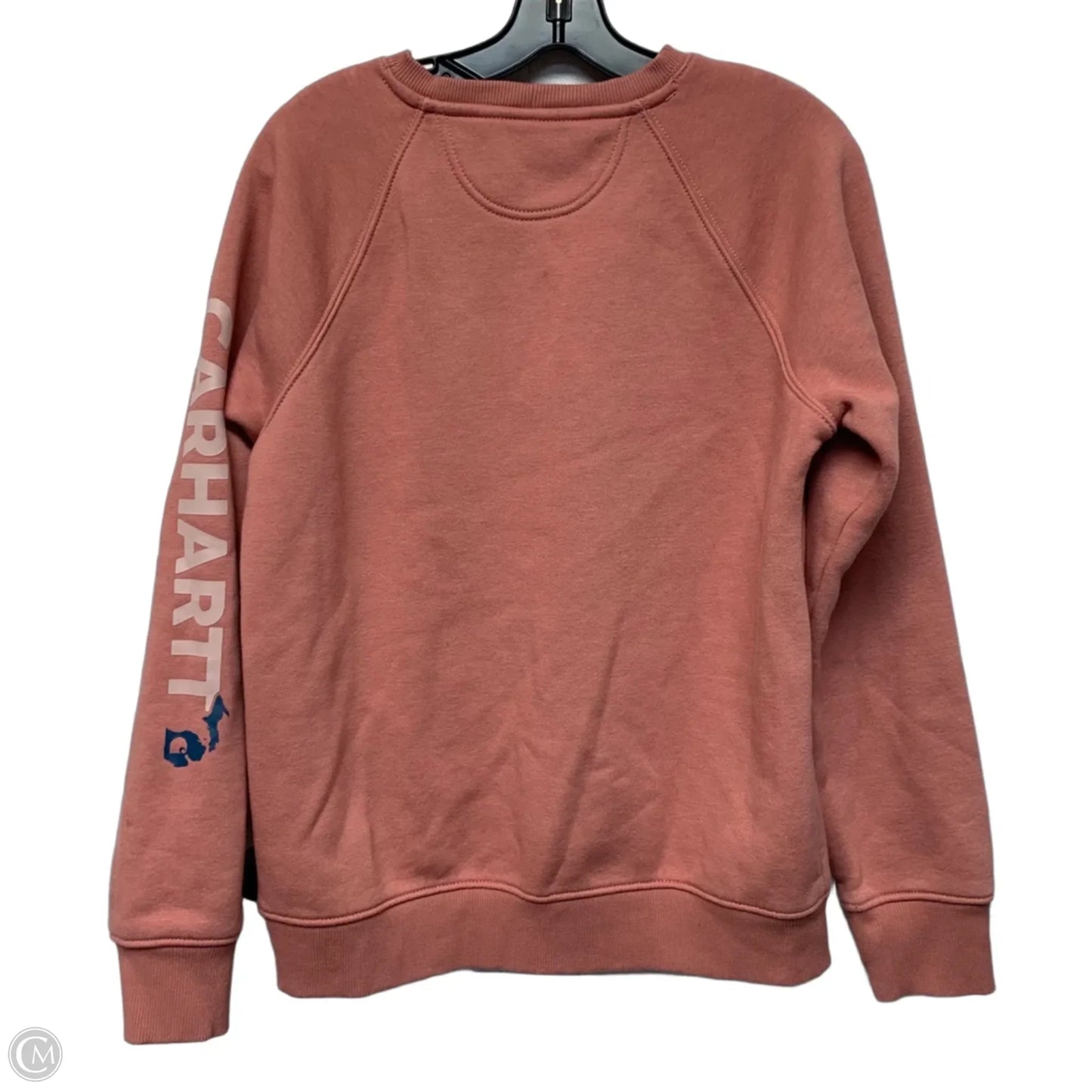Sweatshirt Crewneck By Carhartt In Pink, Size: M