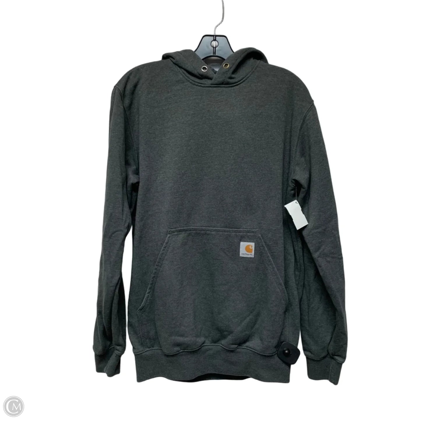Sweatshirt Hoodie By Carhartt In Grey, Size: S