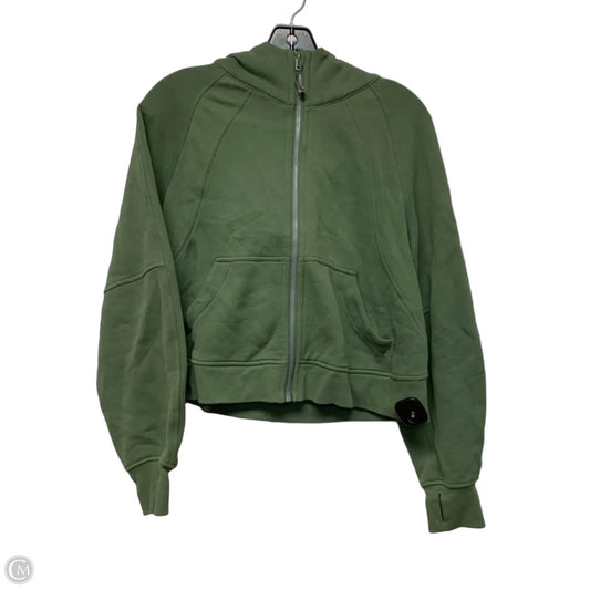 Athletic Jacket By Lululemon In Green, Size: Xs