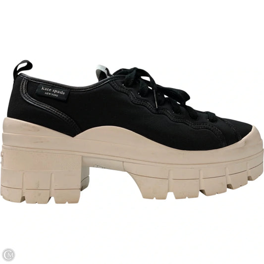 Shoes Designer By Kate Spade In Black & White, Size: 9