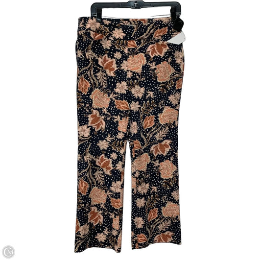 Pants Designer By Spartina In Blue & Orange, Size: L