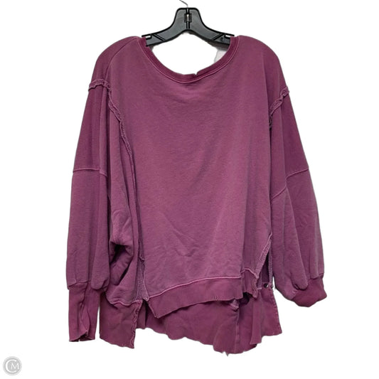 Sweatshirt Crewneck By We The Free In Purple, Size: S