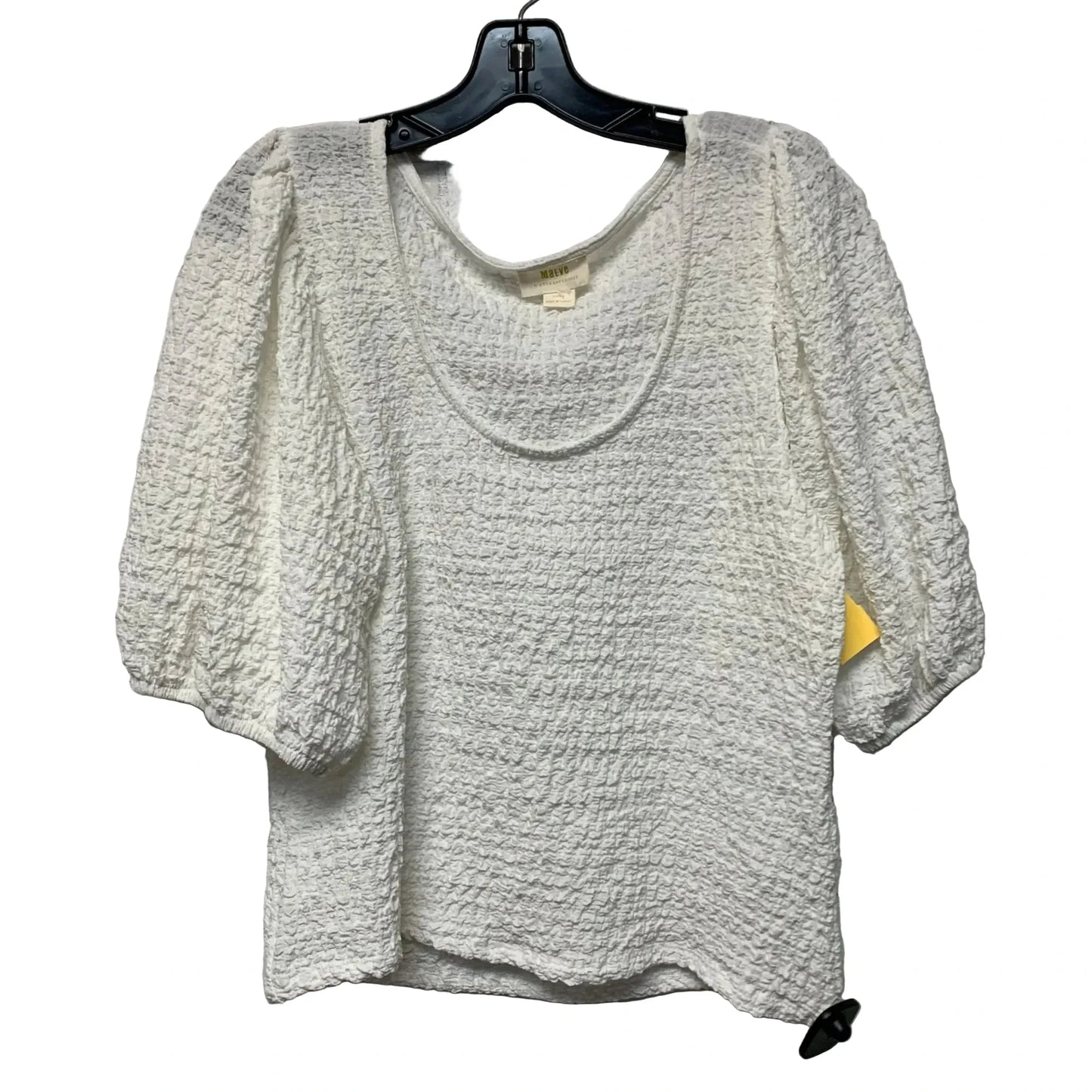 Top Short Sleeve By Maeve In White, Size: Xl