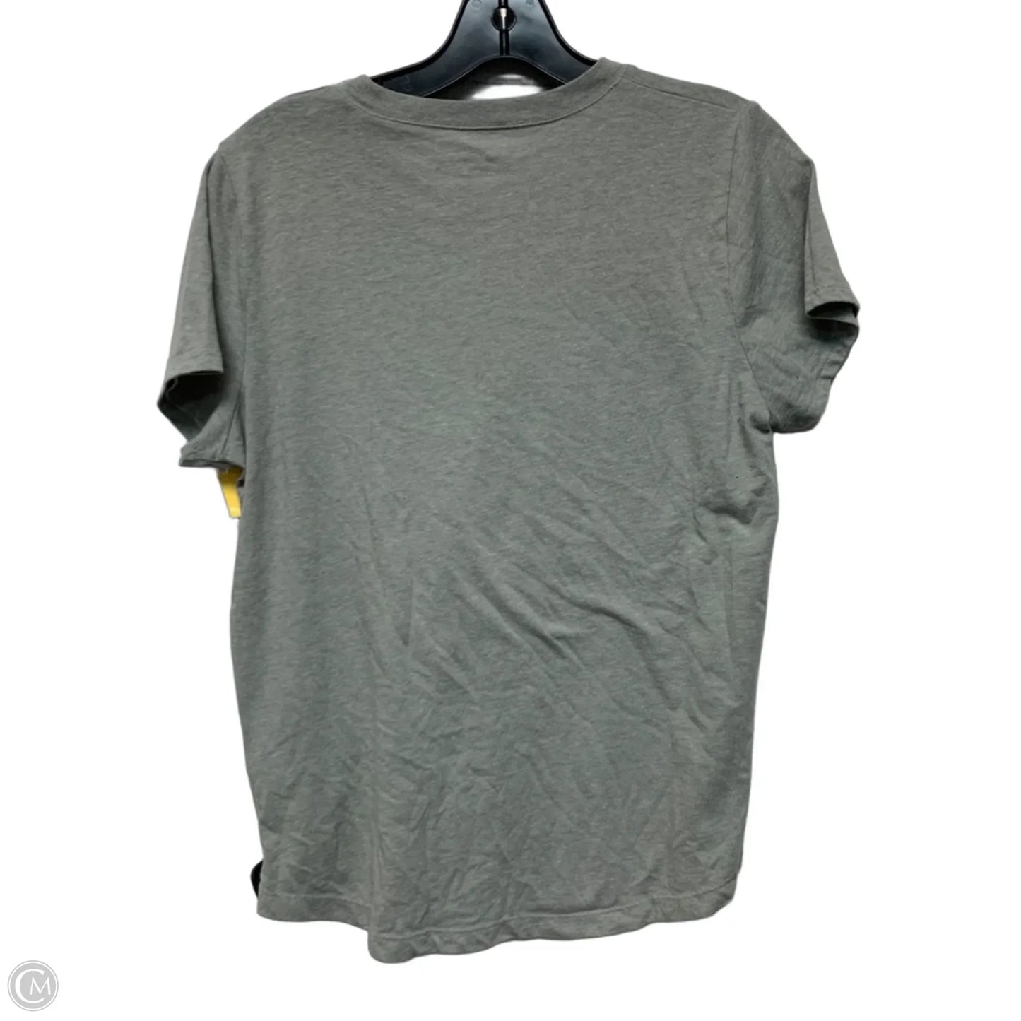 Top Short Sleeve Basic By Madewell In Grey, Size: M