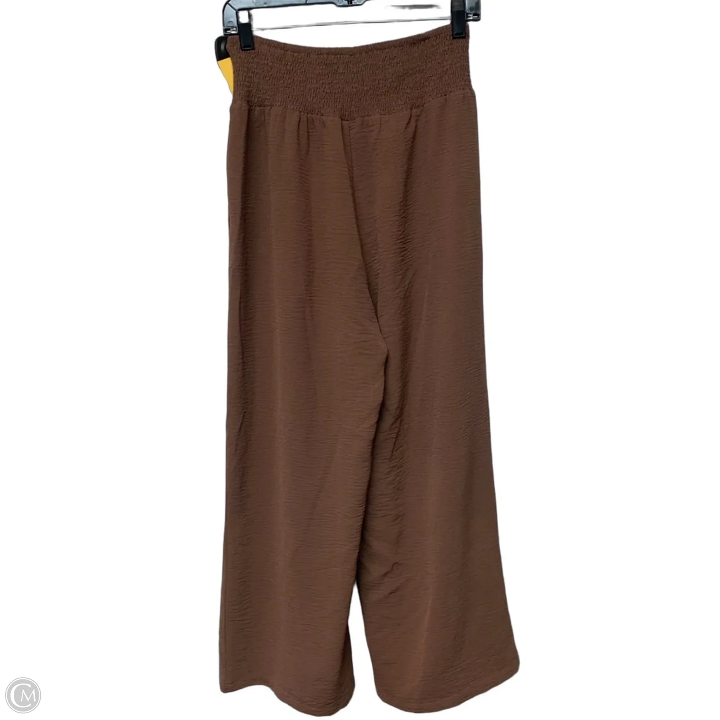 Pants Wide Leg In Brown, Size: M