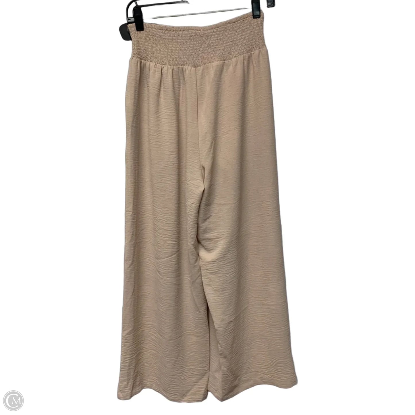 Pants Wide Leg In Tan, Size: M
