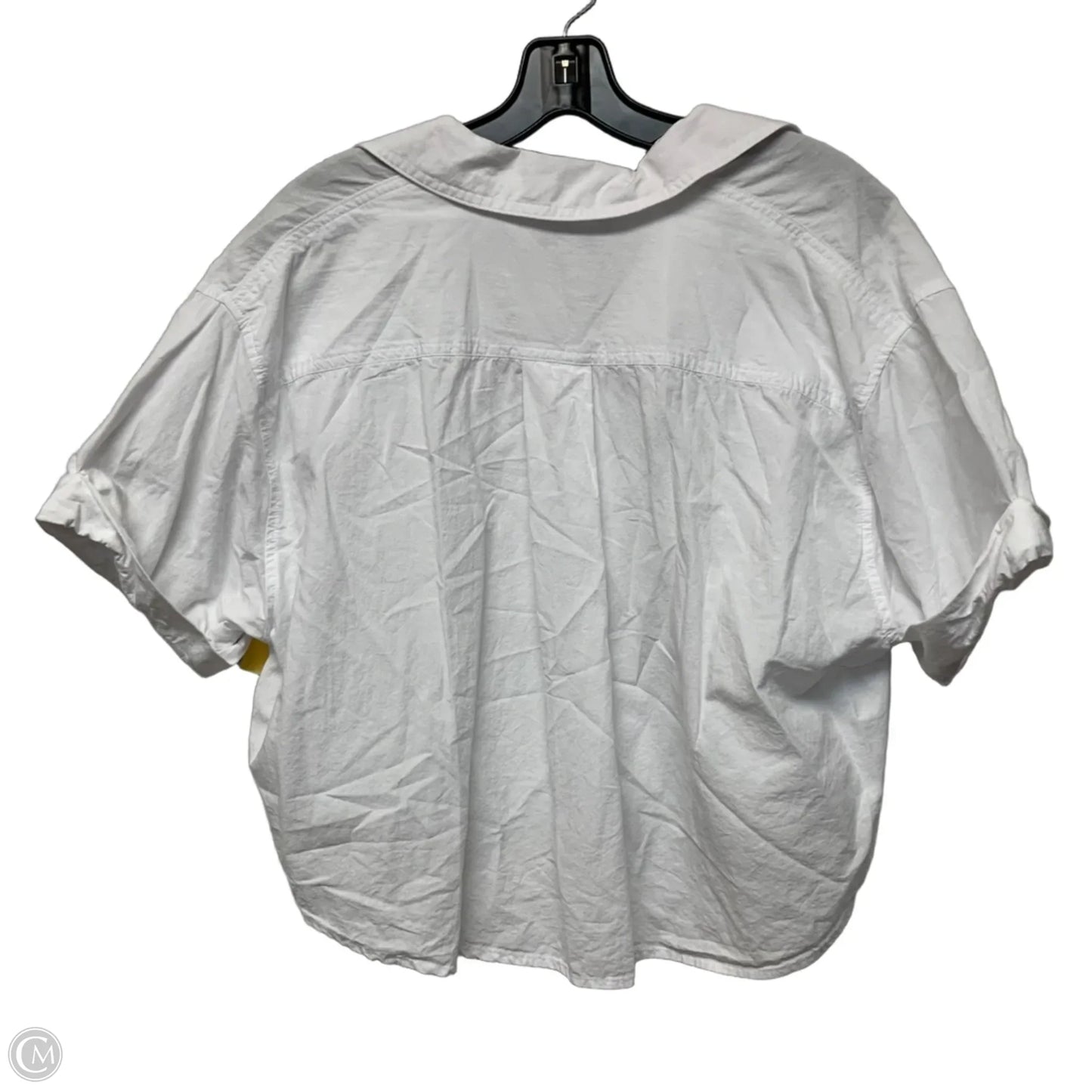 Top Short Sleeve By Madewell In White, Size: M