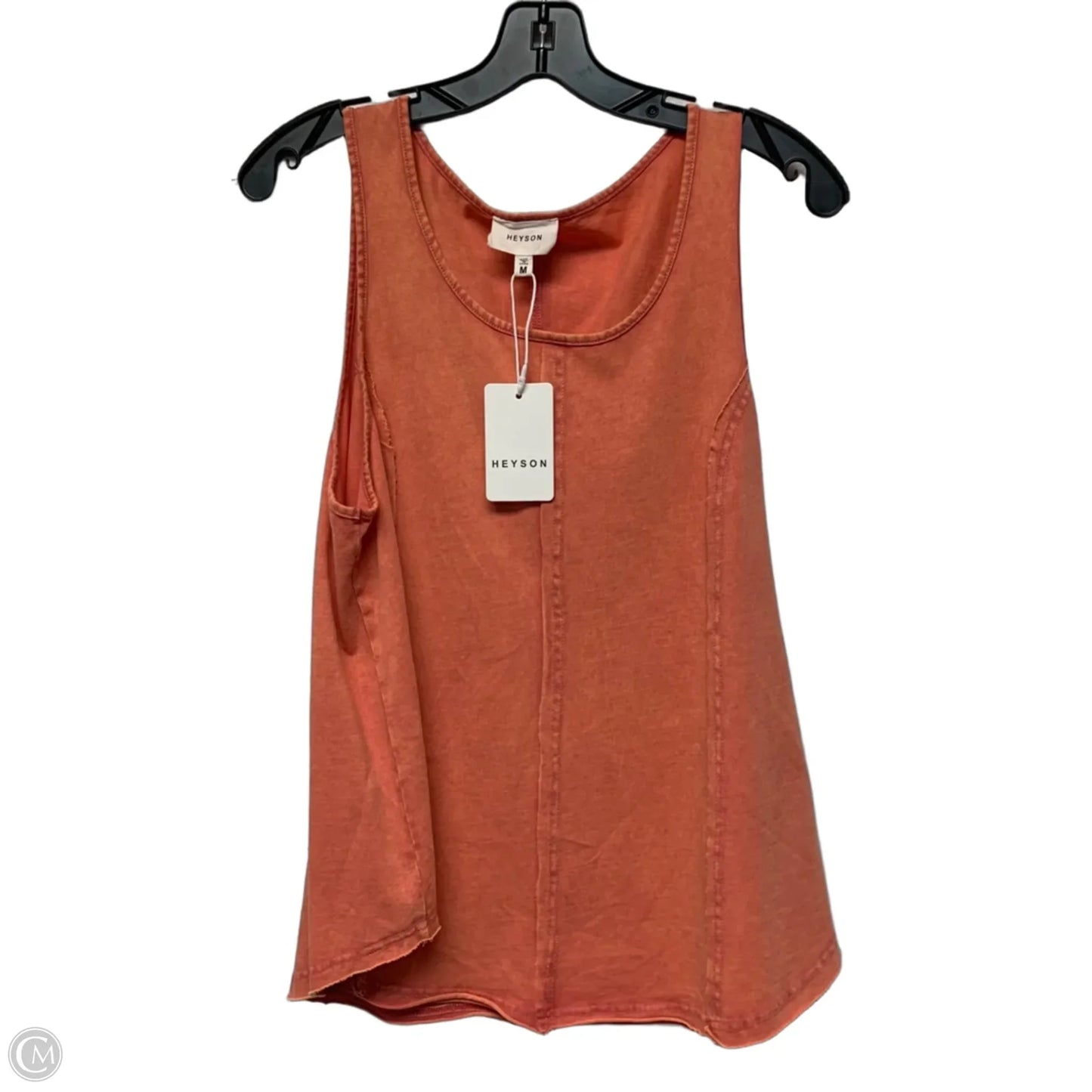 Top Sleeveless By Heyson In Orange, Size: M