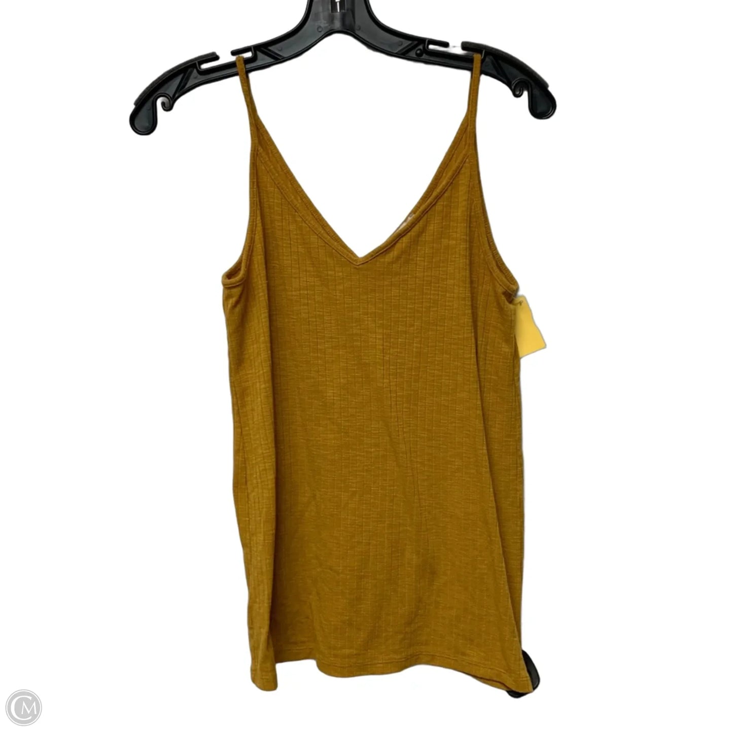 Top Sleeveless By Loft In Yellow, Size: S