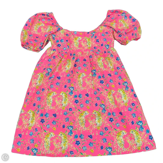 Dress Designer By Lilly Pulitzer In Green & Pink, Size: S