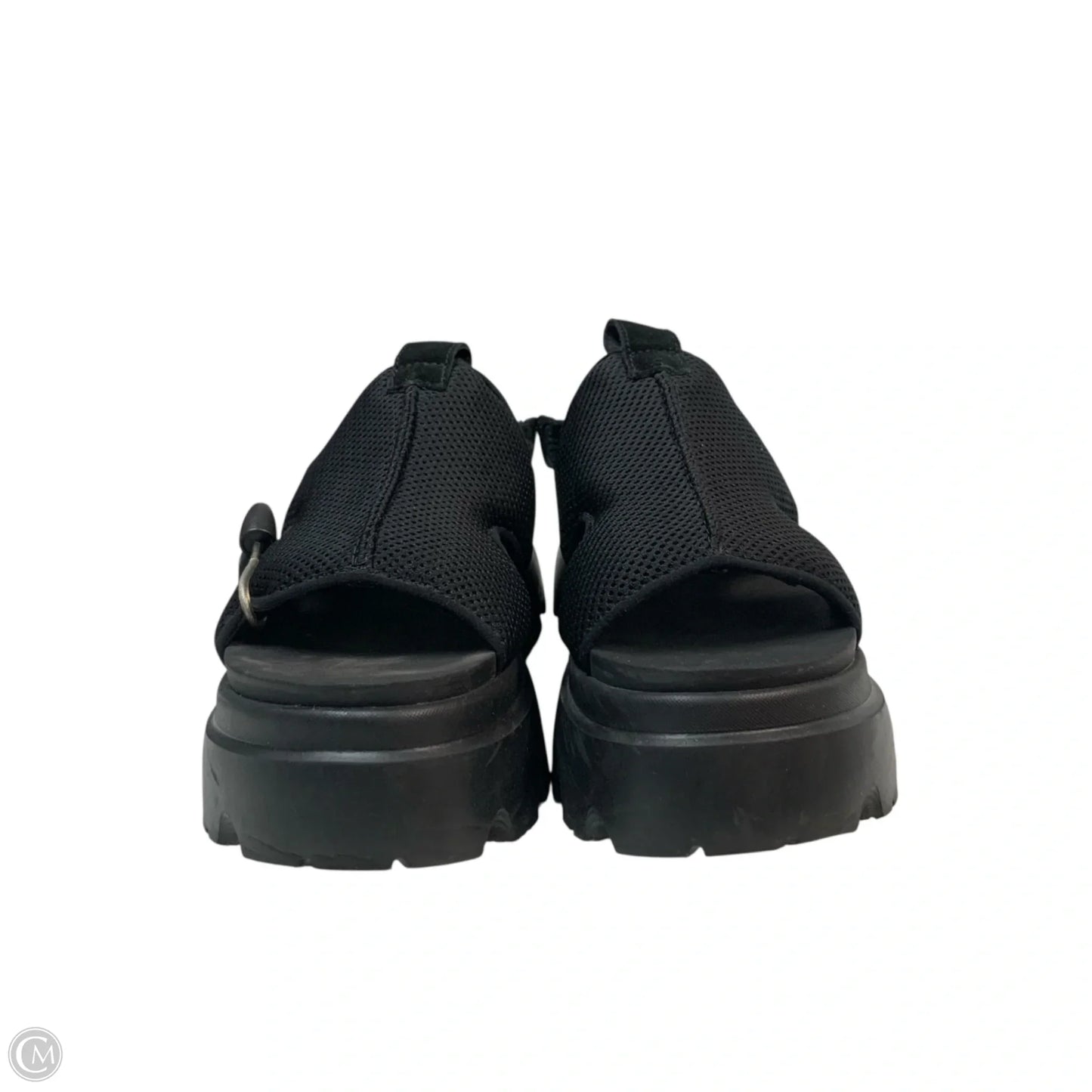 Sandals Designer By Ugg In Black, Size: 8