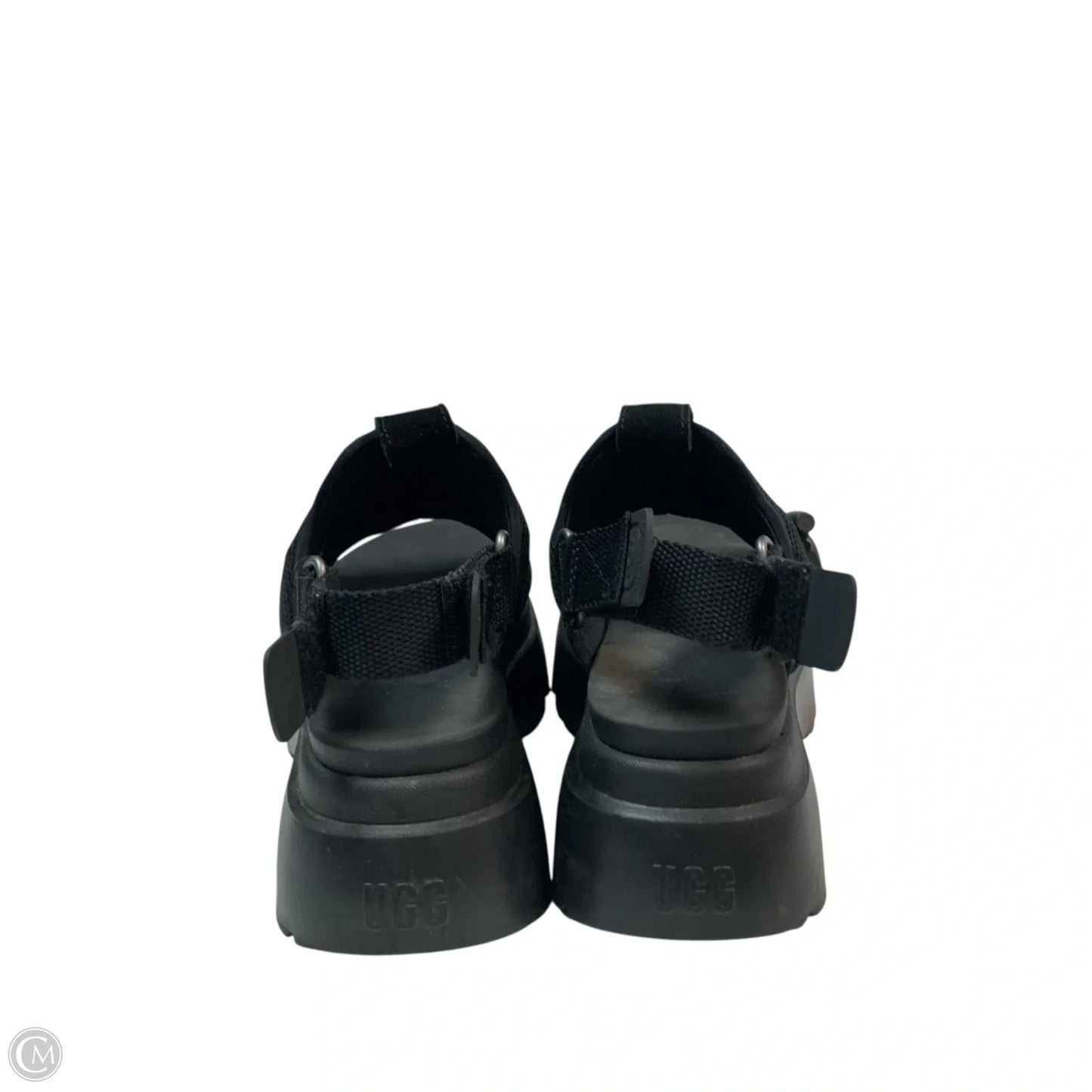 Sandals Designer By Ugg In Black, Size: 8