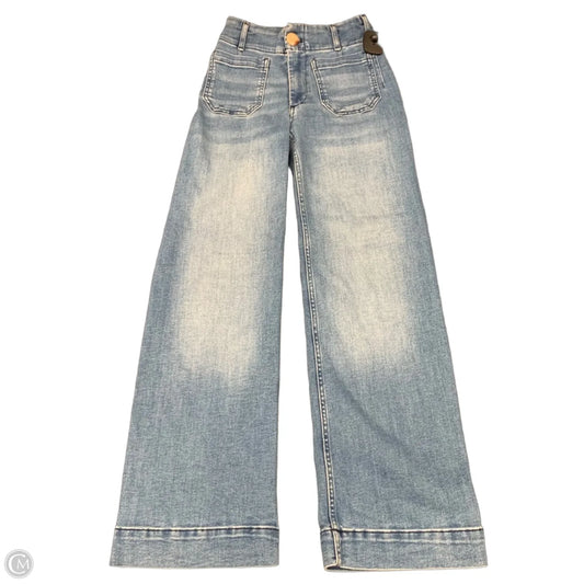 Jeans Wide Leg By Maeve In Blue Denim, Size: 0