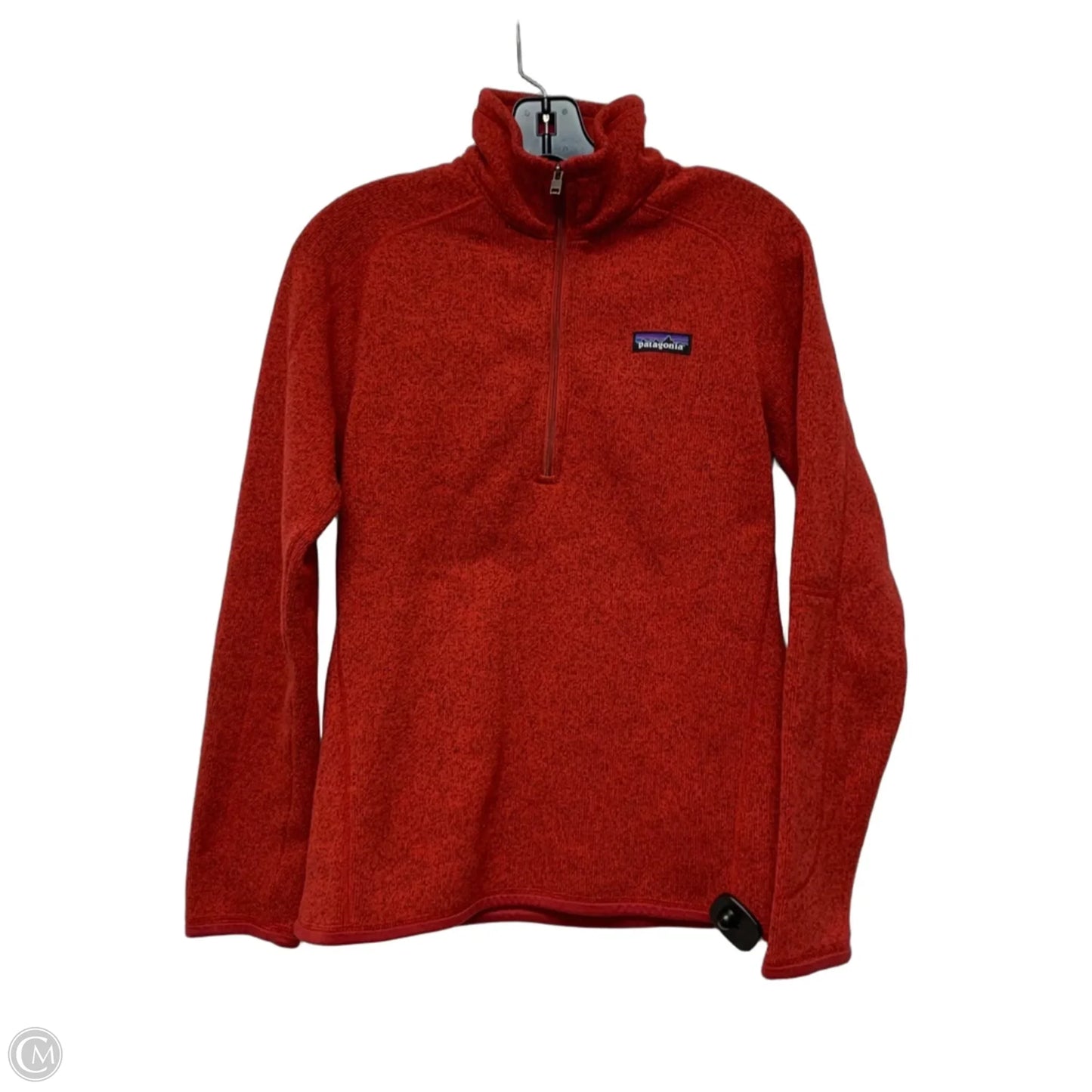 Sweatshirt Collar By Patagonia In Red, Size: M