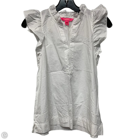 Top Sleeveless Designer By Lilly Pulitzer In White, Size: Xxs