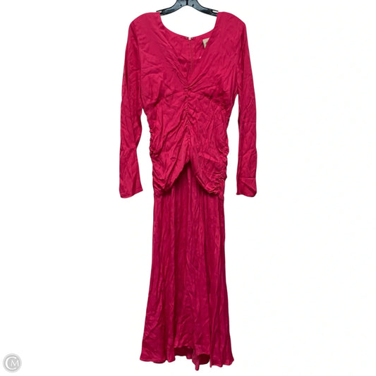 Dress Designer By Farm Rio In Pink, Size: M