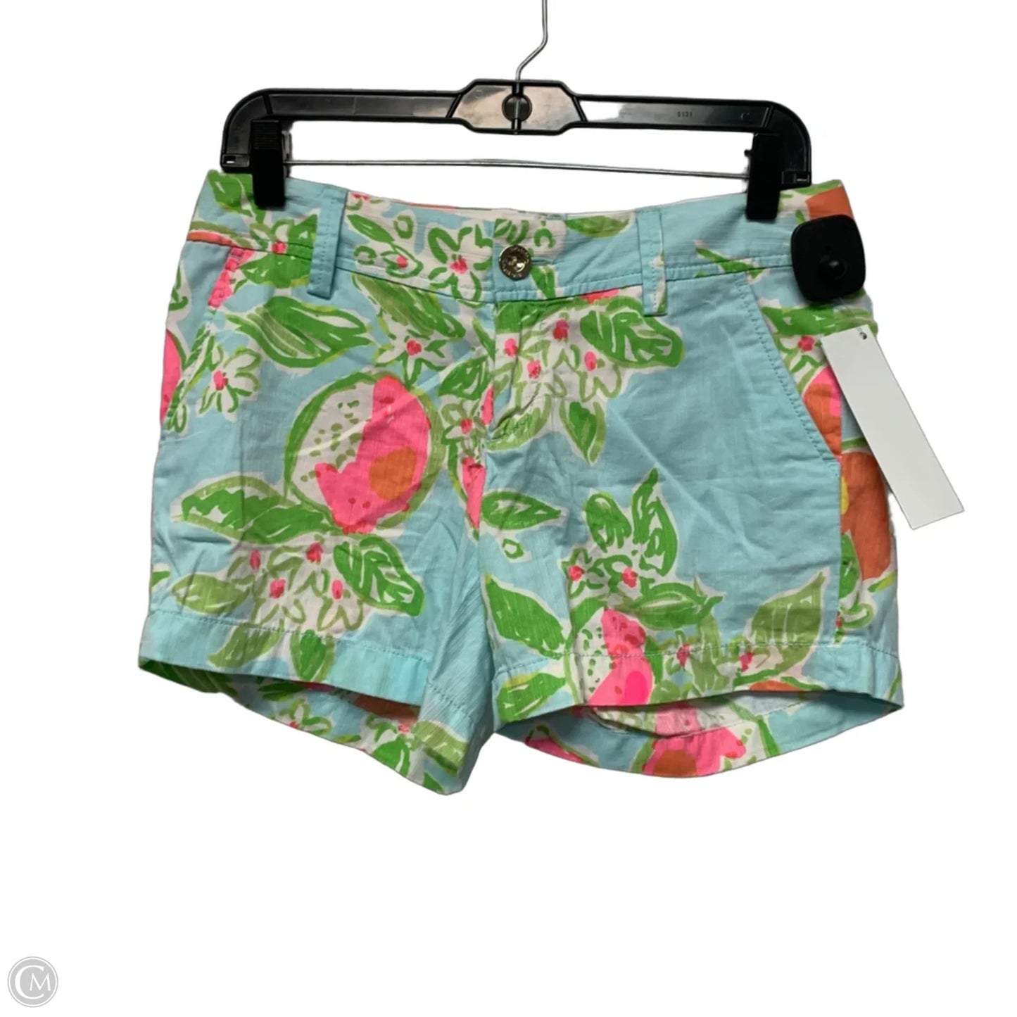 Shorts Designer By Lilly Pulitzer In Blue & Green, Size: 2