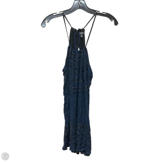 Top Sleeveless By Lucky Brand In Black & Blue, Size: Xs