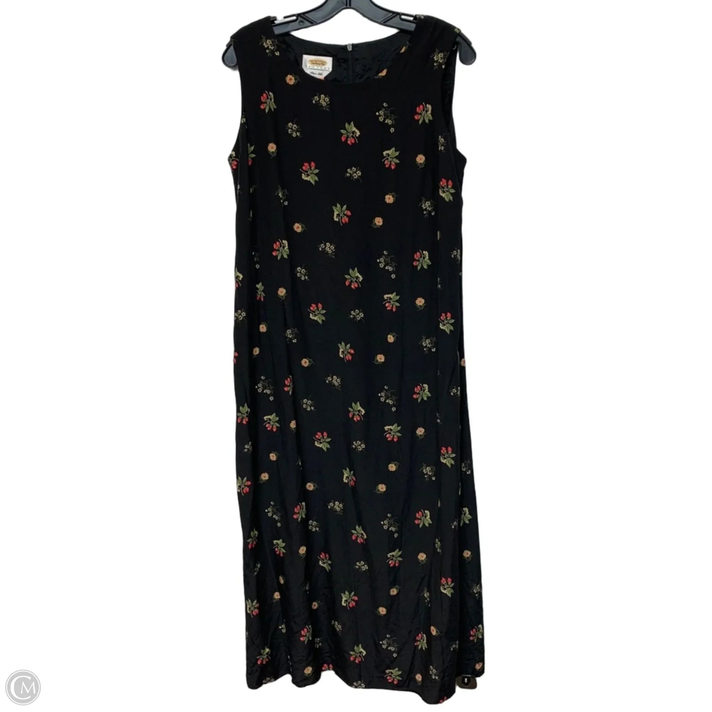 Dress Casual Midi By Talbots In Black & Red, Size: Xl