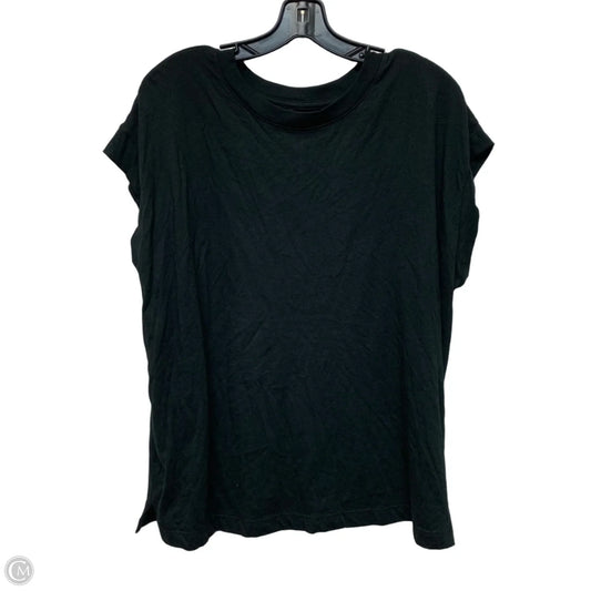 Top Short Sleeve Basic By A New Day In Black, Size: Xl