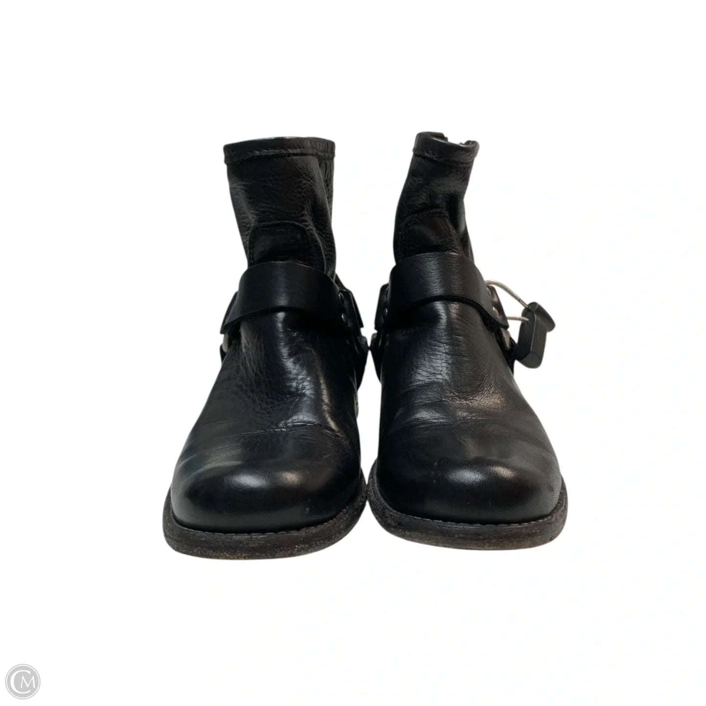 Boots Designer By Frye In Black, Size: 5.5