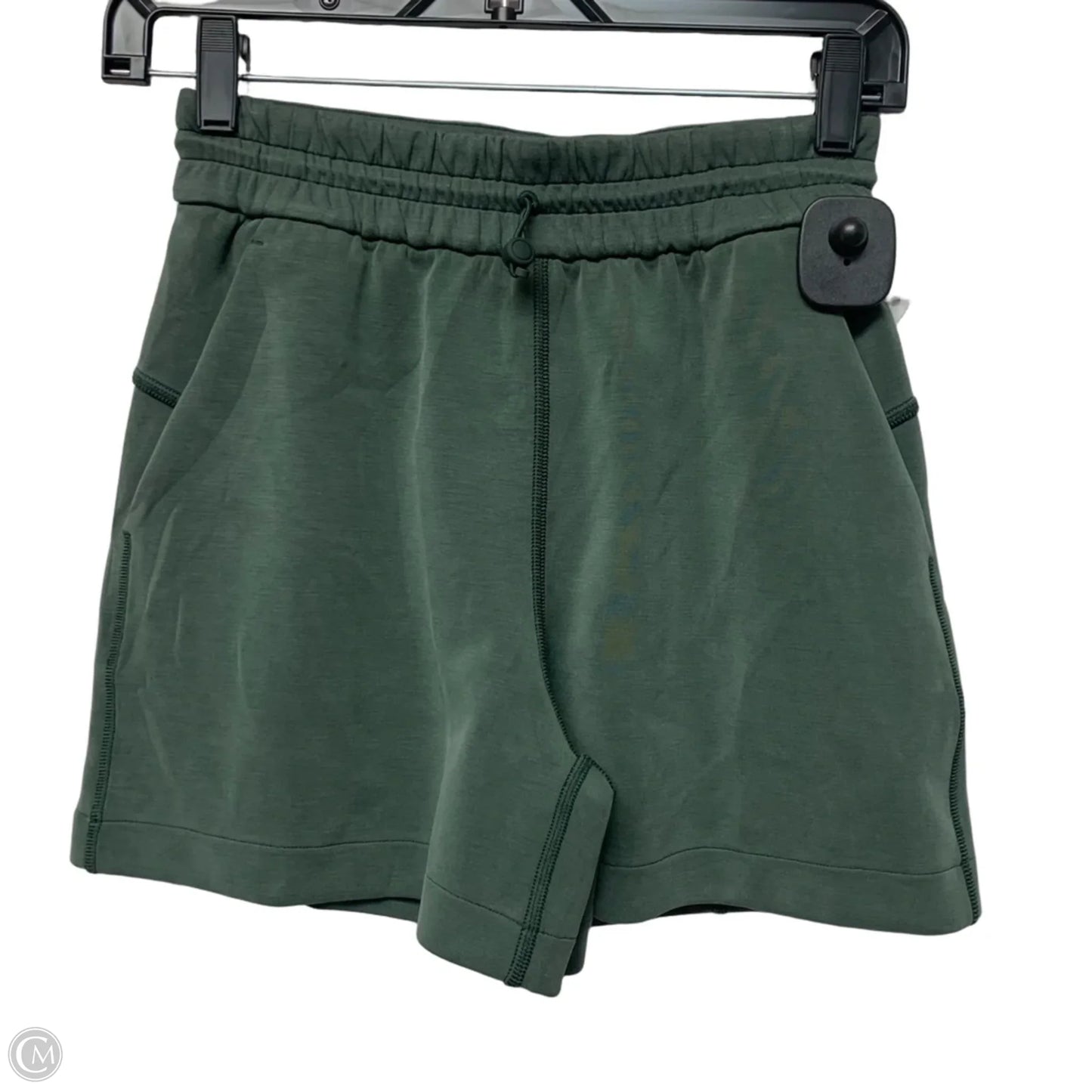 Athletic Shorts By Lululemon In Green, Size: Xs
