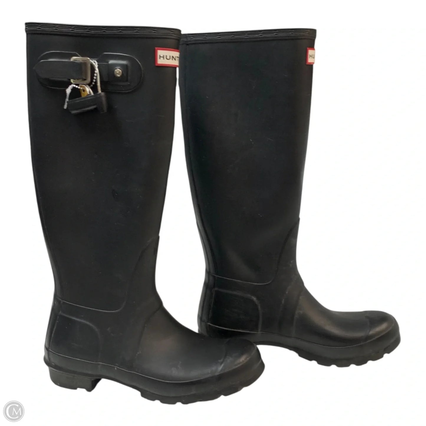 Boots Designer By Hunter In Black, Size: 6