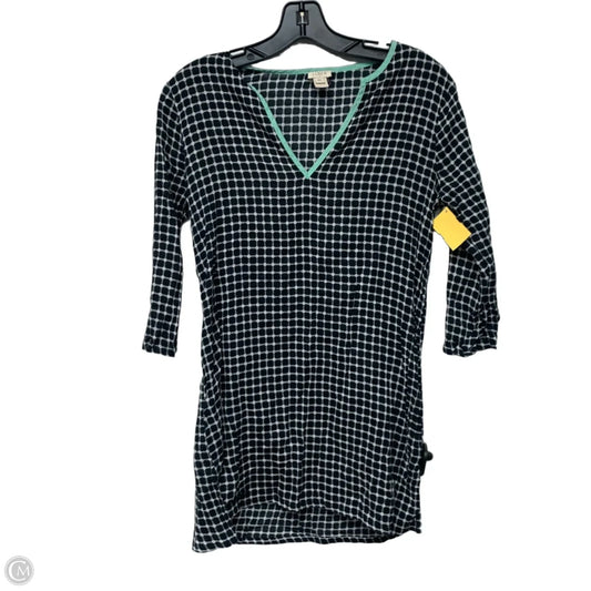 Top Long Sleeve By J. Crew In Black & White, Size: Xs