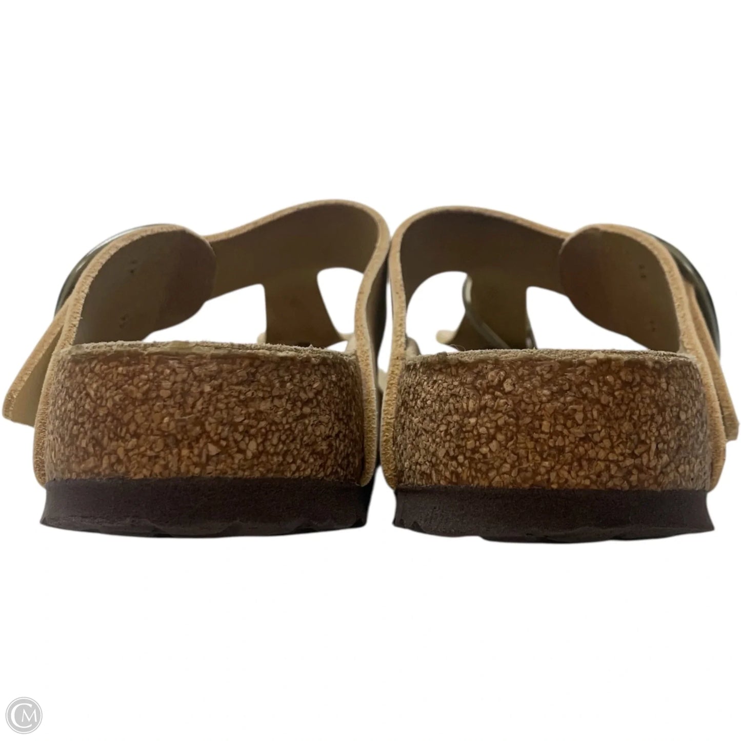Sandals Flats By Birkenstock In Cream, Size: 7