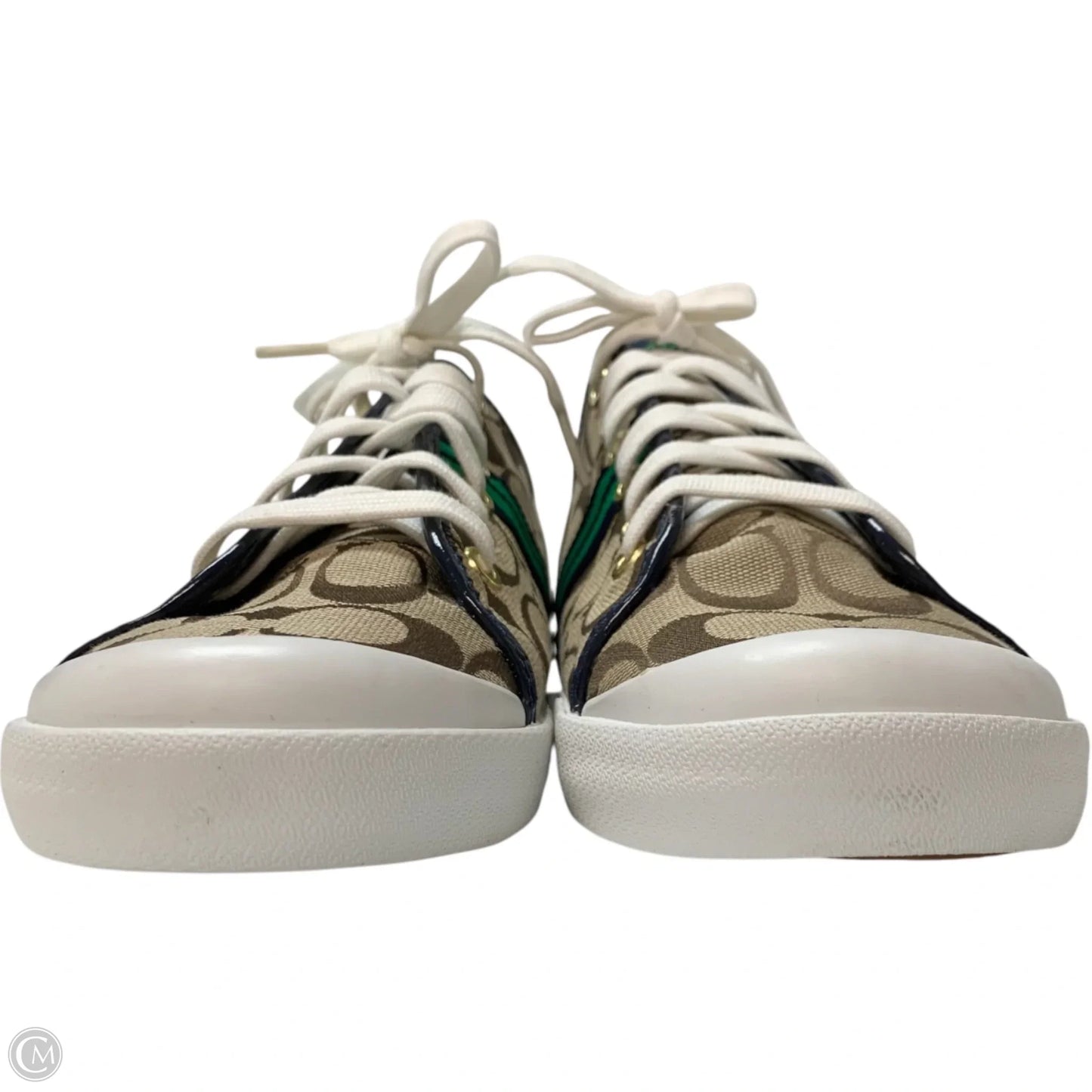 Shoes Designer By Coach In Brown & Green, Size: 11