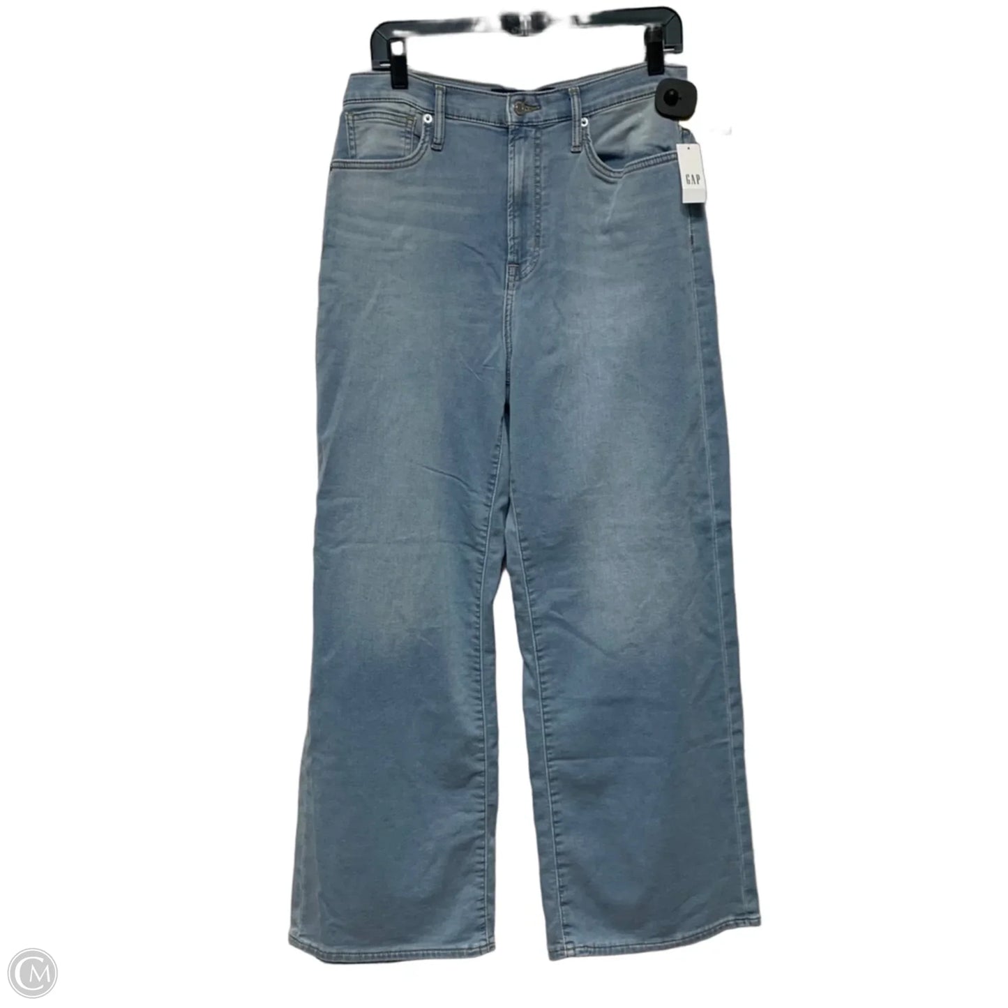 Jeans Wide Leg By Gap In Blue, Size: 10