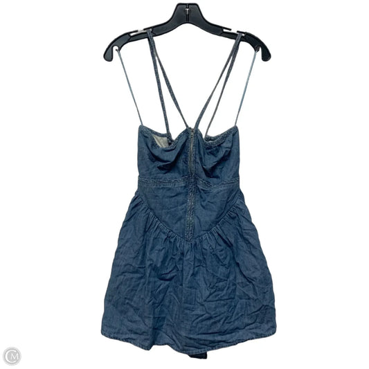 Dress Casual Short By Promesa In Blue Denim, Size: S
