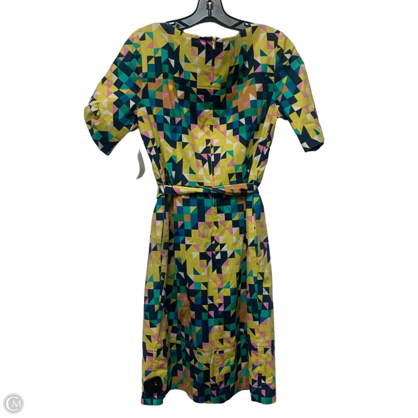 Dress Designer By Tory Burch In Blue & Yellow, Size: M