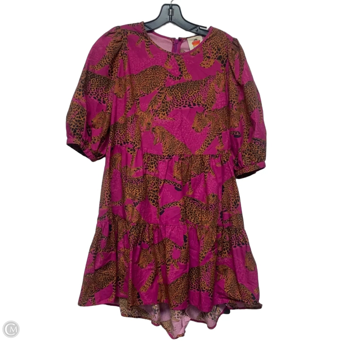 Dress Designer By Farm Rio In Pink, Size: M