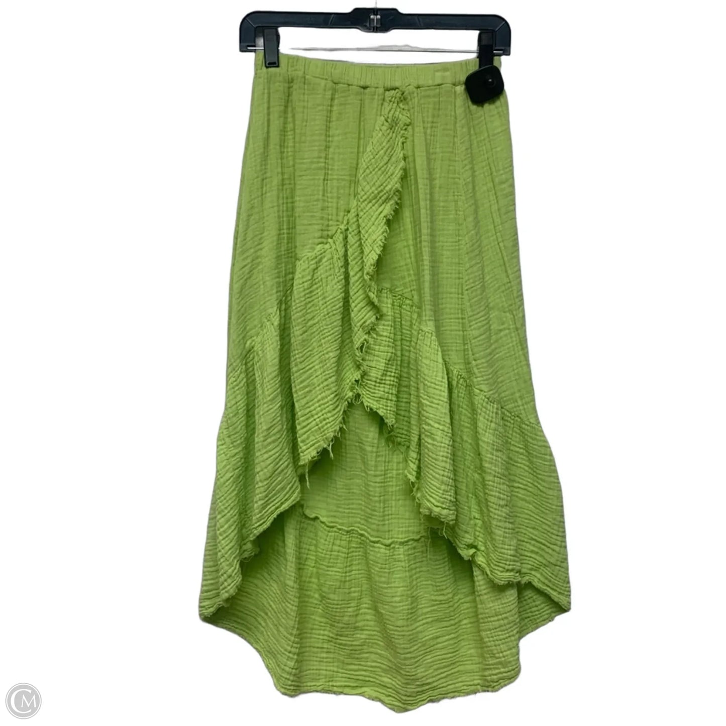 Skirt Maxi By Stark In Chartreuse, Size: S