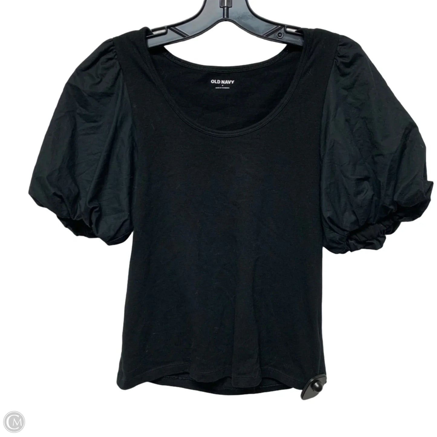 Top Short Sleeve By Old Navy In Black, Size: S